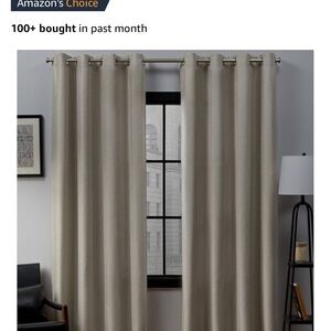 Cream Textured Grommet Curtains for Modern Interiors